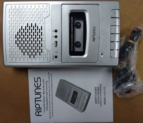 Riptunes RCS220S Cassette Player, Analog Cassette to Digital MP3 Converter, USB - Bild 3 von 4