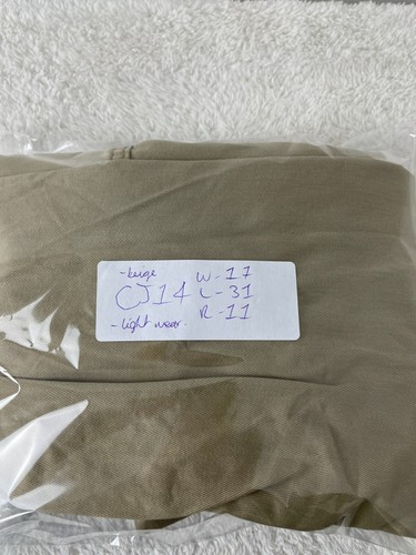 Men's Wrangler Cargo Trousers Size W34 L30 Beige Straight Khaki Utility - Picture 6 of 6