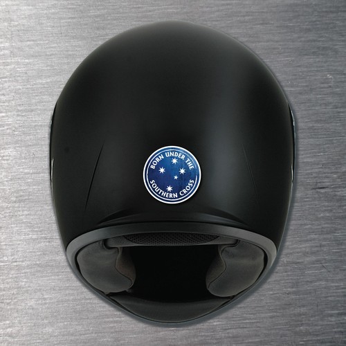 Southern Cross Helmet sticker 3 x 60mm quality water & fade proof vinyl - Picture 3 of 3