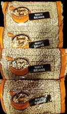 4-2LB BAGS BROWNS BEST NAVY BEANS (8 LBS TOTAL) AUG 2027 FREE SHIPPING USA