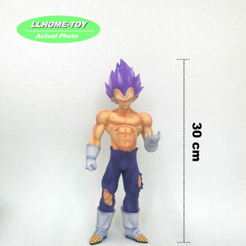 Anime Dragon Ball Z Super Saiyajin Vegeta Battle lila Haare Figur Statue Spielzeug Gif