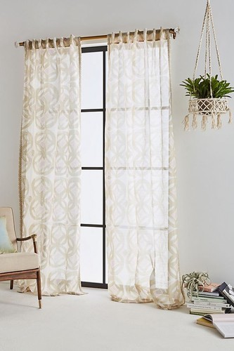 $156 Set of 2 Anthropologie Avrille Curtain new size 84"x50" Sand color $156 Set of 2 Anthropologie Avrille Curtain new size 84"x50" Sand color