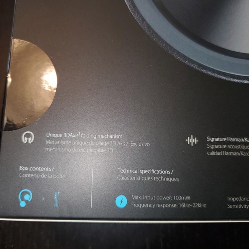 "Harmon-Kardon High Performance Foldable Mini Headset" - Co-Branded SUBARU. NEW - Picture 12 of 13