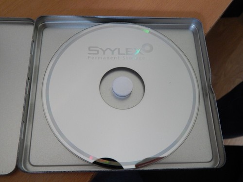 SYYLEX Promo Glass Master Disc extrem selten, für Sammler seltener Datenträger - Afbeelding 1 van 2