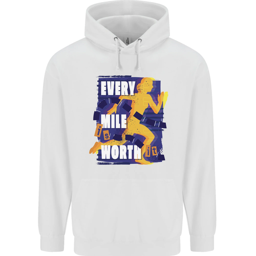 Running Every Mile Cross Country Marathon Runner Childrens Kids Hoodie - Picture 81 of 88