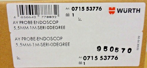 Wurth Ay Endoskopsonde 5,5 mm - 1M - seri - 0Grad 071553776 - Bild 5 von 7