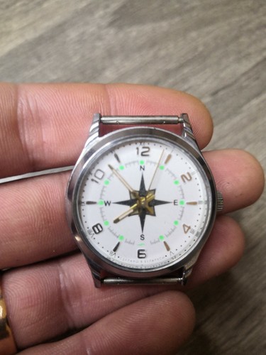 Vintage Vympel watch rare dial wind rose - Picture 5 of 10