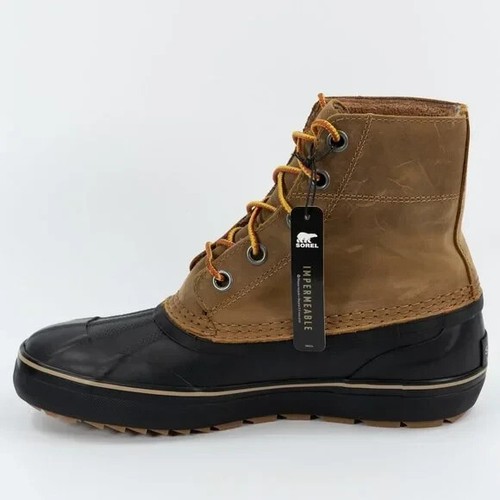 SOREL Cheyanne Metro Lace Waterproof Elk/Black COLOR SIZE 8M $140 - Picture 3 of 7