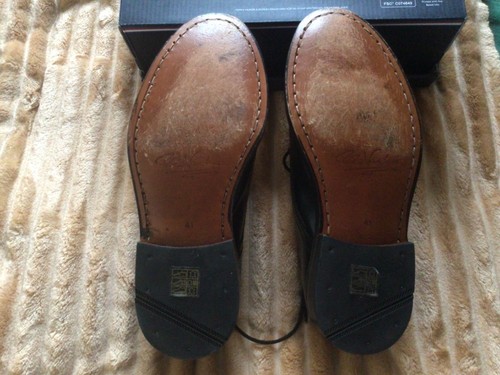 PAOLO VANDINI Men handcrafted leather classic Shoes size 7 / 41hg - Picture 4 of 7