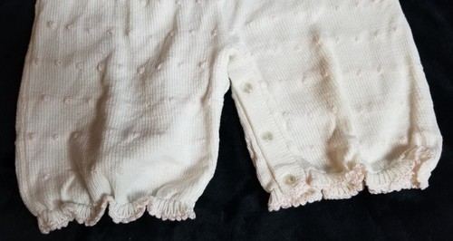 Sophie Dess Creations Paris 💕NWT  Toddler Romper Cotton Knit Pink - 18 Months - Picture 6 of 10