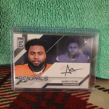 2024 Panini Donruss Elite - Pen Pals #PAL-AES Audric Estime (AU, RC)