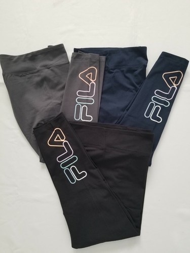 New Fila Women's Ladies Cotton Tight Activewear Legging Yoga Pants Great Gift - Picture 2 of 15