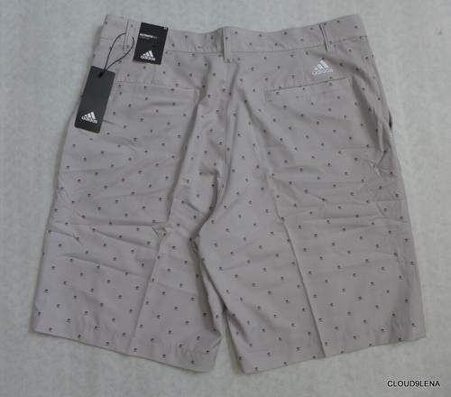 Nuevos con etiquetas pantalones cortos de golf Adidas Ultimate 365 ligeros en gris estampado de 2 árboles 32/34/36/38 - Imagen 8 de 9