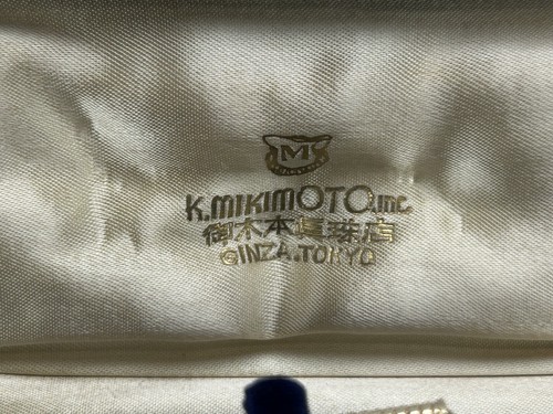 Vintage Mikimoto 14K Gold & Perlen Golfschläger Krawattenklammer - Bild 5 von 18