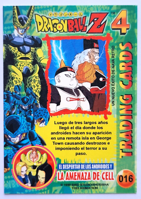 2023 DRAGON BALL Z4 #016 DR. GERO ANDROID #19 #20 PERU Edition