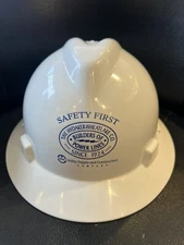 Msa Safety 475358 V-Gard Front Brim Hard Hat, Type 1, Class E, Ratchet
