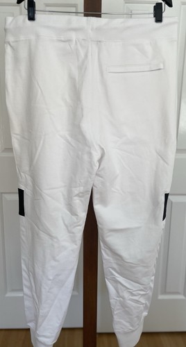 NWT- $125 Psycho Bunny Joggers Sweatpants- Mens XXL- French Terry- White - Picture 7 of 14