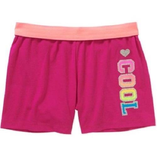 Faded Glory Girls' Cute Comfy Cozy Summer Graphic Shorts - Picture 1 of 14