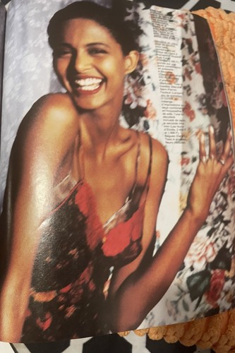 French ELLE magazine 10 July 1989 Naomi with Jean Paul Goude by Gilles Bensimon - Picture 10 of 12