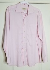 Tommy Bahama Long Sleeve Pink Dress Shirt 16.5 34/35 Collared