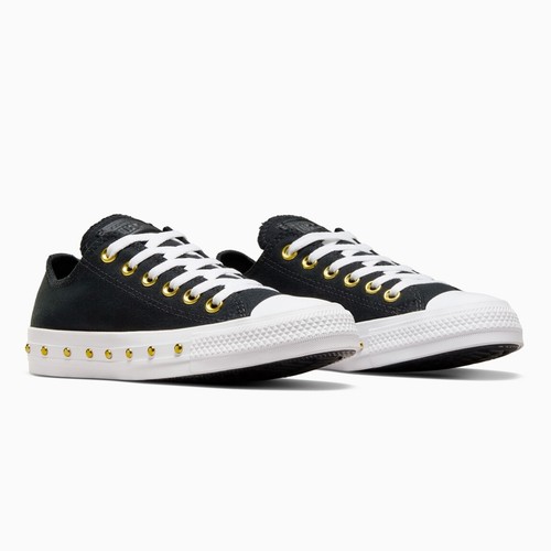 Nuevo Mujer CONVERSE CHUCK TAYLOR ALL STAR TACHONADO A07907C NEGRO CON 5 - 8.5 - Imagen 5 de 7