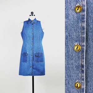 90s denim jumper