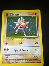 Hitmonchan 007/102 Base Set Holo Unlimited MP