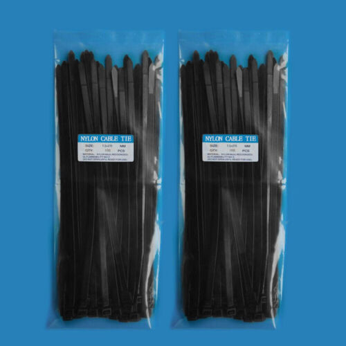 100x 500x 1000x 15" Kabelbinder Schwerlast 120LB Nylon Draht Zip Binder UV beständig - Bild 12 von 14