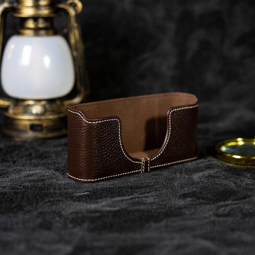 Handmade Real Leather Half Camera Case Bag Cover Shoulder Strap For Yashica 35GS - Picture 53 of 69