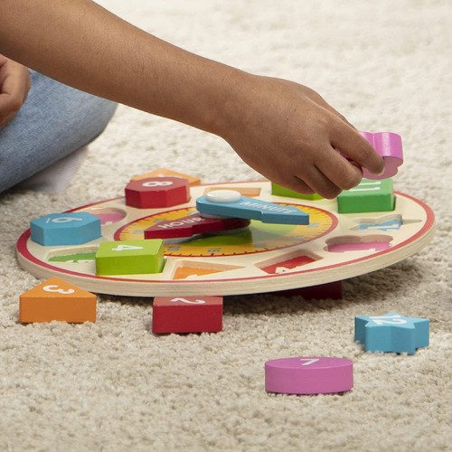 Melissa & Doug Shape Sorting Clock 3+ - Bild 3 von 5