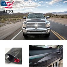 For Dodge Carbon Fiber Car Rear Guard Bumper 4D Sticker Panel Protector Scratch
