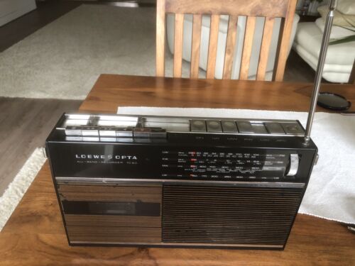 Loewe Opta Transistorradio TC 80 All Band Radio Kassetten Recorder 70er Vintage. - Bild 8 von 10