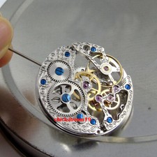 High Quality 17Jewels Silvery Stents 6497 Mechanical Hand Winding Watch Movement