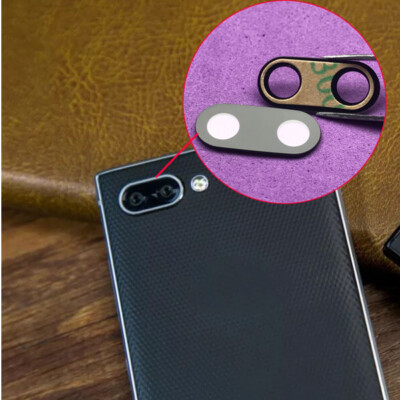 MMOBIEL Back Rear Camera Glass Lens Replacement Compatible with BlackBerry Keyone 2017 4.5 inch incl Tweezers and Cloth