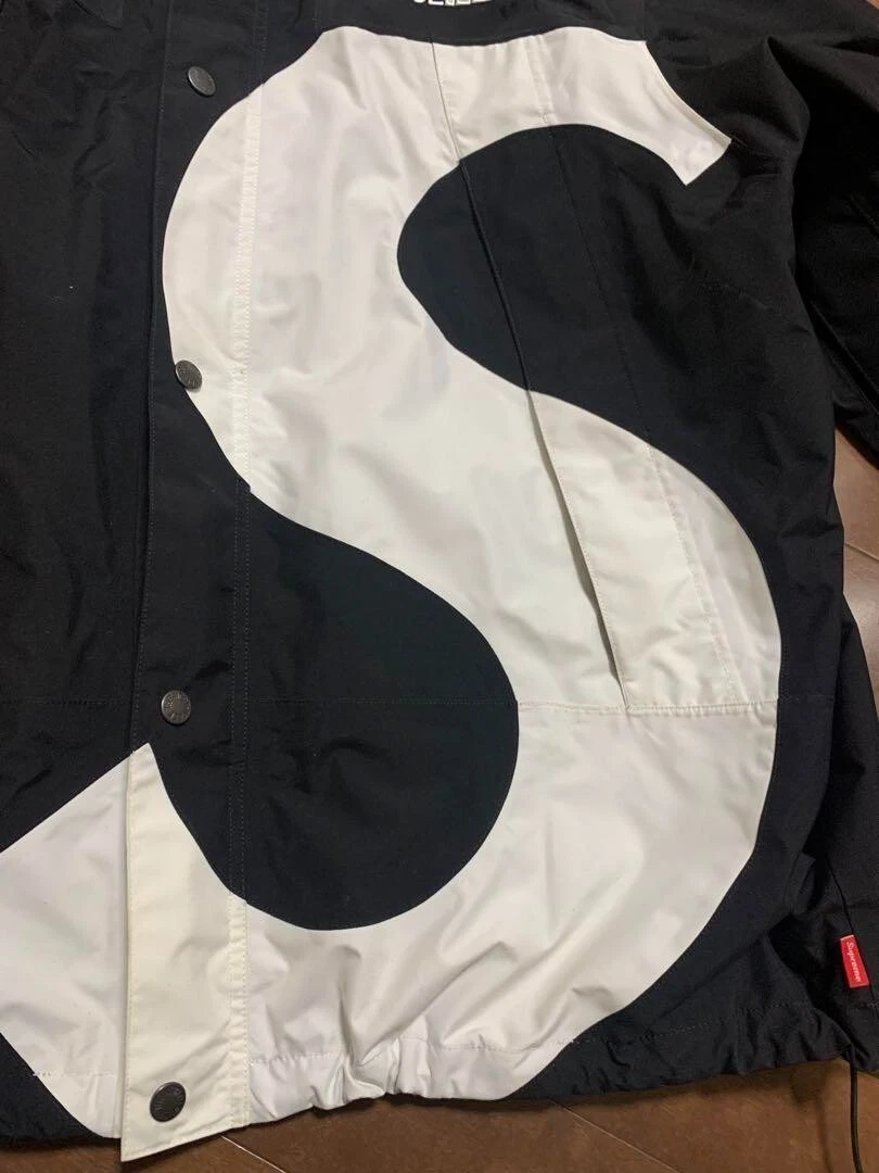 Veste de montagne Supreme S logo manches longues noir blanc homme taille XL occasion