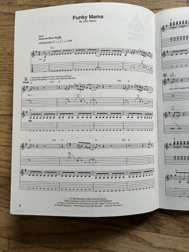 Danny Gatton 88 Elmira St. Guitar notation Tab Paperback Book Very Good! - Picture 3 of 3