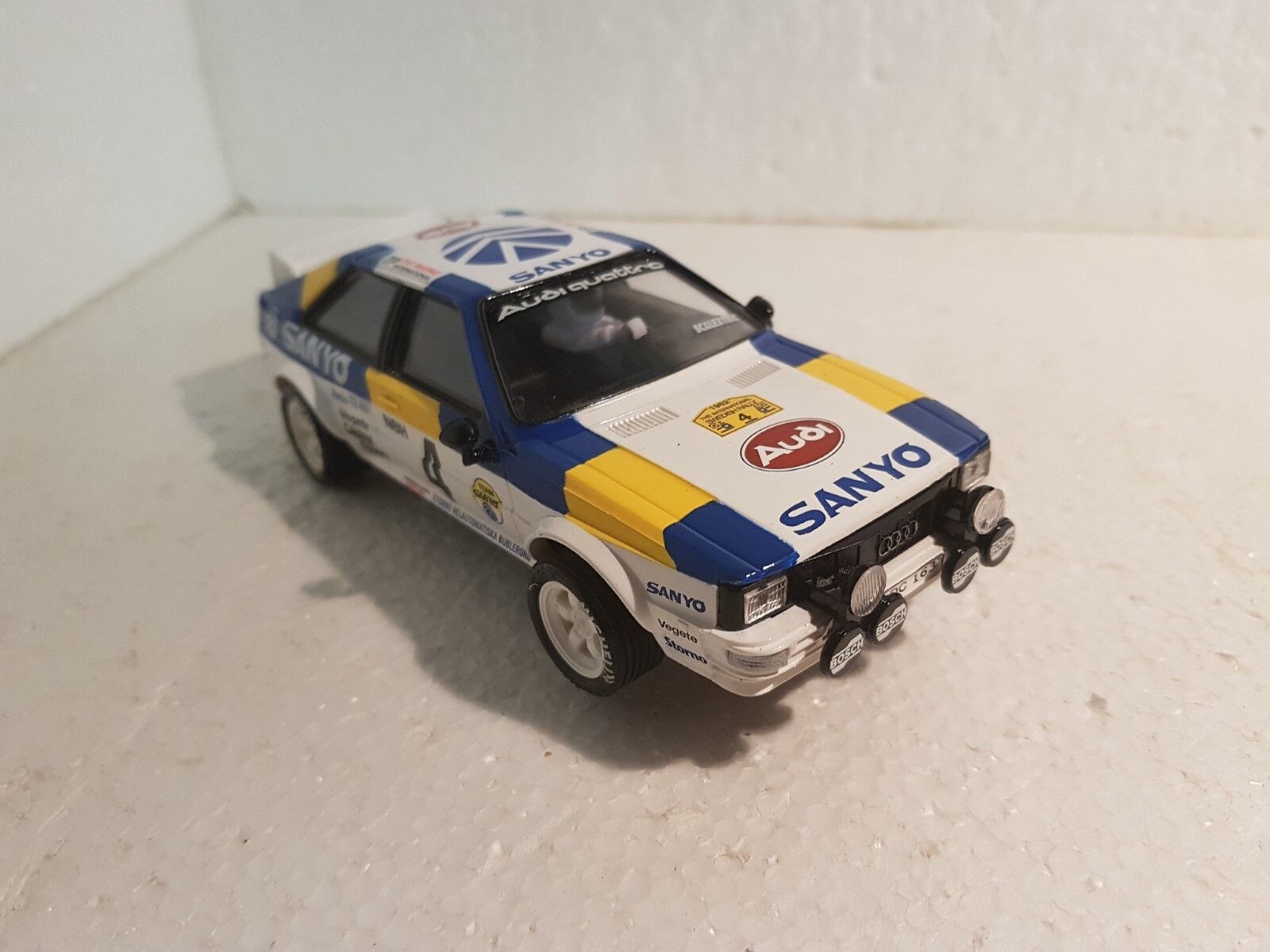 Qq SCALEXTRIC SPAIN PLANET RALLY MYTHICAL AUDI QUATTRO 1982 SWEDISH RALLY Qq SCALEXTRIC SPAIN PLANET RALLY MYTHICAL AUDI QUATTRO 1982 SWEDISH RALLY