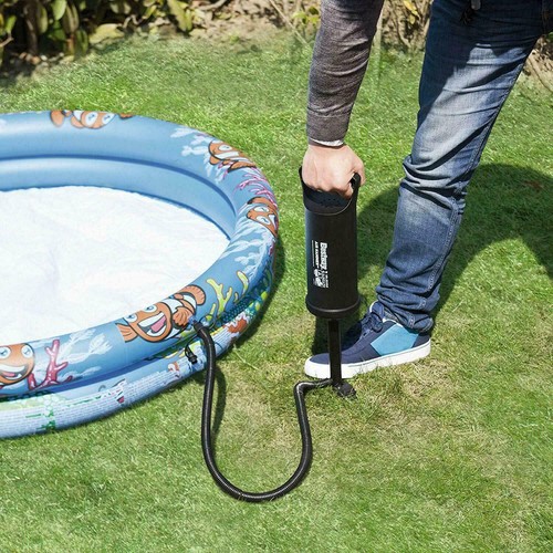 Electric Air Pump Hand Foot Pump Blow Ups Inflatables Airbed Mattress Ball Pump - Picture 17 of 19