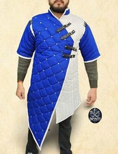 Medieval Gambeson, Aketon Costume Protective Cotton Fabric For Reenactment Histo