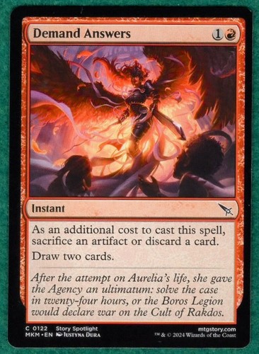 Demand Answers - Murders At Karlov Manor MKM #0122 - Magic MTG Karte
