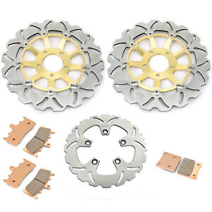 Disque de frein Avant et Plaquettes Pr Suzuki GSF1200 GSF1200S Bandit 2001-2005 Disque de frein Avant et Plaquettes Pr Suzuki GSF1200 GSF1200S Bandit 2001-2005