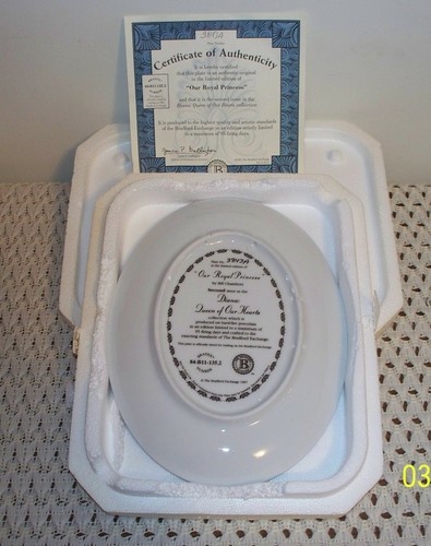 ☆Princess Di "Our Royal Princess"☆Collector Plate☆Styro Box & CEO☆2nd in Series☆ - Picture 6 of 6