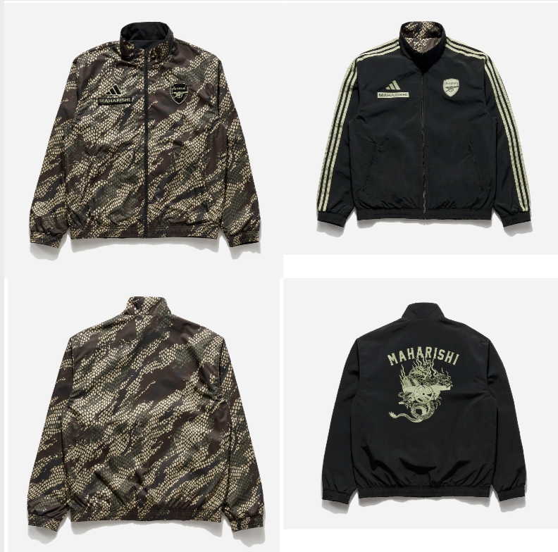 BNWT Arsenal X Maharishi Adidas Anthem Men's Track Jacket BNWT Arsenal X Maharishi Adidas Anthem Men's Track Jacket