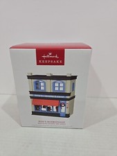 Hallmark 2024 Ornament ROD'S BARBERSHOP Nostalgic Houses And Shops #41 In Series