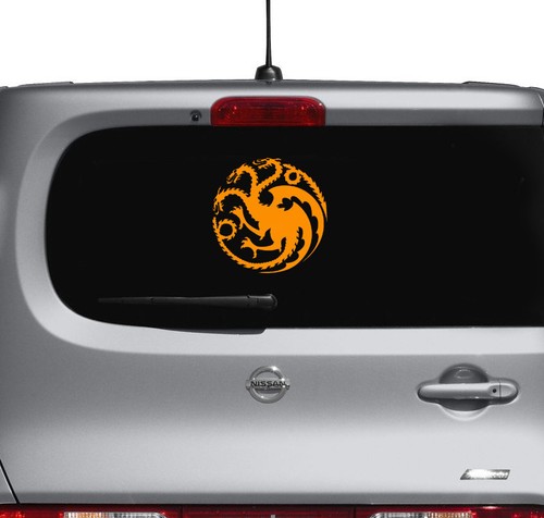 Game of Thrones Dragon Vinyl Decal Sticker Car Window Wall House Targaryen Crest - Foto 2 di 6