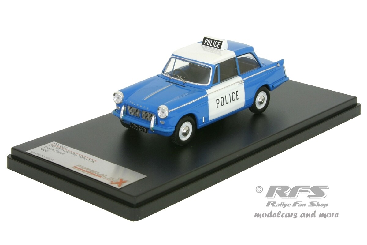 Седан Triumph Herald 1959 года выпуска, Полиция Великобритании, 1:43 Premium X PR 324