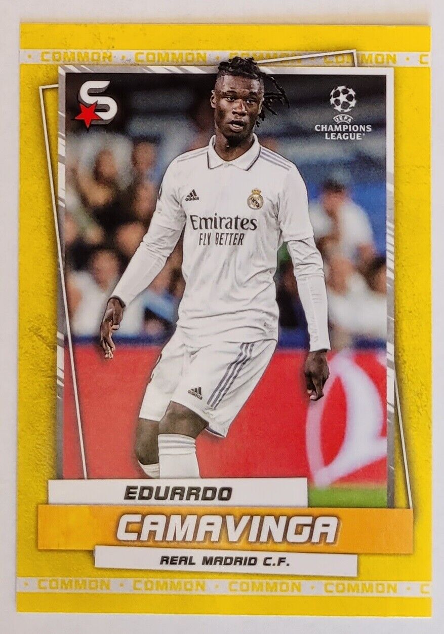 TOPPS UEFA CL SUPERSTARS 2022/23 CORE SET (Yellow Variation) 1-200 Choice - Picture 25 of 125