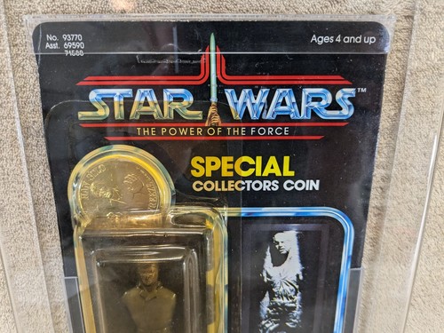 Star Wars Han Solo CARBONITE VTG 1985 CAS 80 POTF 92 Back Card MOC 80/85/90 - Picture 5 of 24