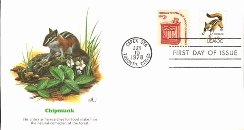 FLEETWOOD - CHIPMUNK JUN 10 1978 TORONTO CANADA FIRST DAY COVER (FDC) BX9