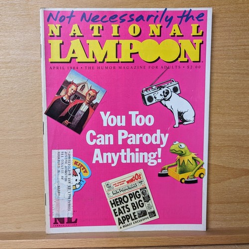 National Lampoon Magazine April 1984 You Too Can Parody Anything! - Foto 2 di 9